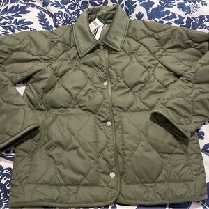 32 Degrees Olive Quilted Women's Jacket NWT